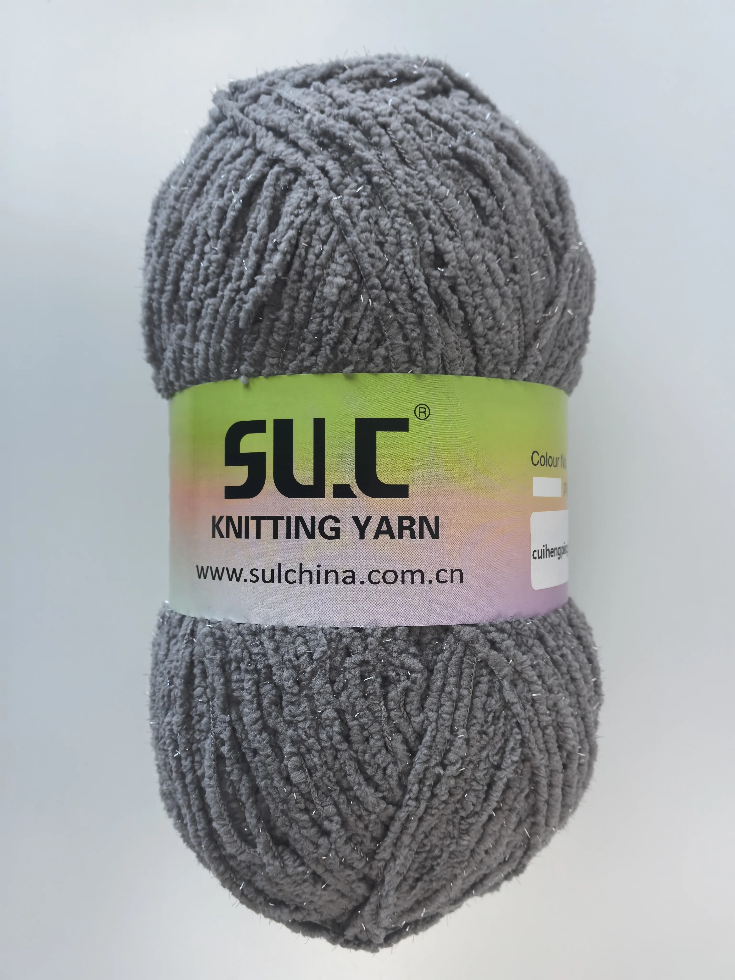 Spirit Glitter Fleece Sherpa Jumbo Yarn for Knitting, Crocheting, and Crafting